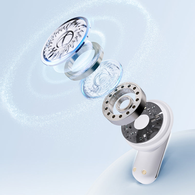 4-i-1 trådlösa hörlurar med LED-laddningsetui