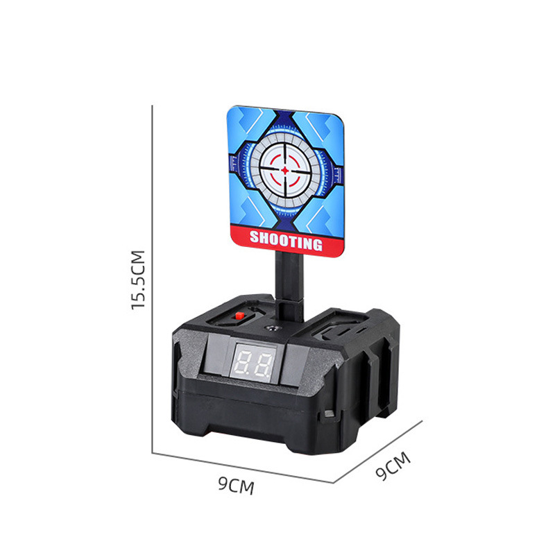 Interaktivt skjutspel med rörliga mål och automatisk återställning
