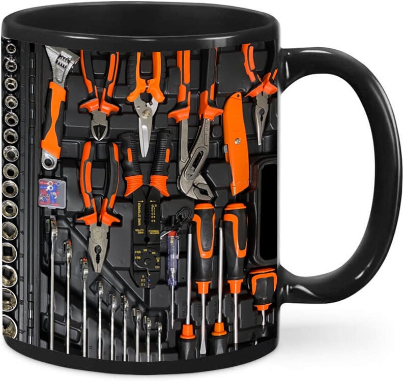 Cool DIY-mugg – verktygslådsdesign