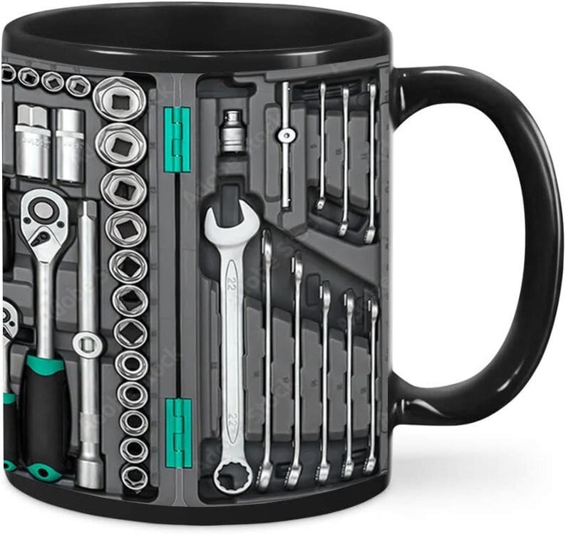 Cool DIY-mugg – verktygslådsdesign