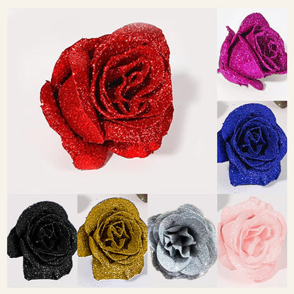 DIY glitter ros-set – gör din egen glittrande bukett