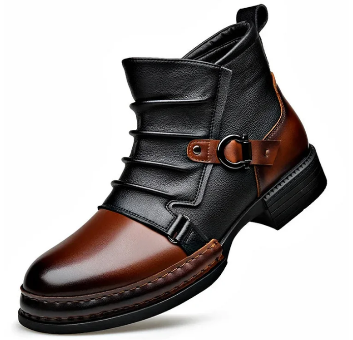 Chelsea boots för herr – stilrena ankelboots (högkvalitativt konstläder)