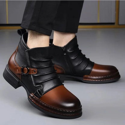 Chelsea boots för herr – stilrena ankelboots (högkvalitativt konstläder)