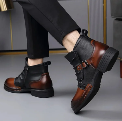Chelsea boots för herr – stilrena ankelboots (högkvalitativt konstläder)