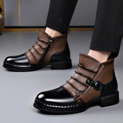 Chelsea boots för herr – stilrena ankelboots (högkvalitativt konstläder)