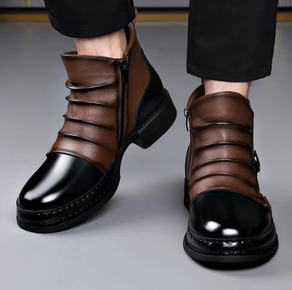 Chelsea boots för herr – stilrena ankelboots (högkvalitativt konstläder)