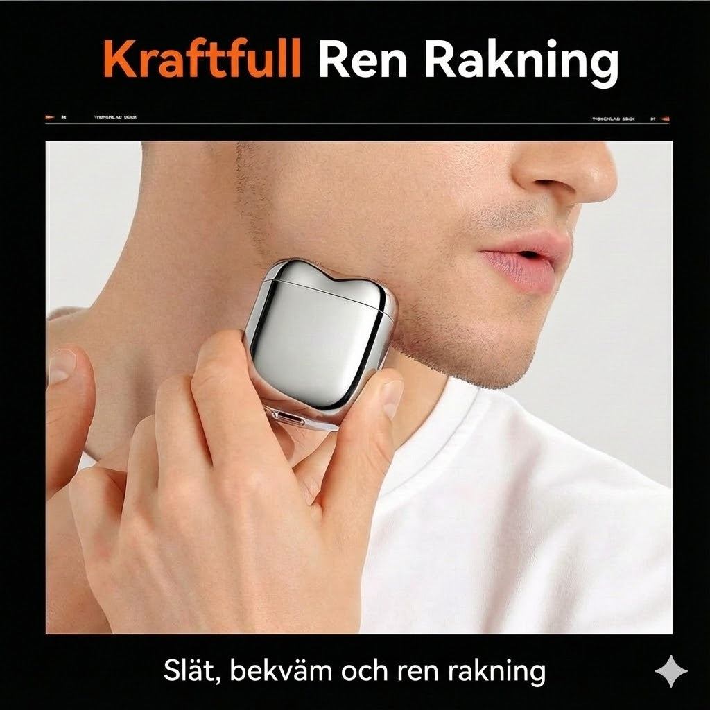 Mini USB-rakhyvel (uppladdningsbar)
