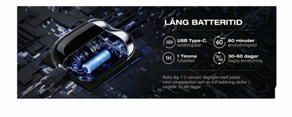 Mini USB-rakhyvel (uppladdningsbar)