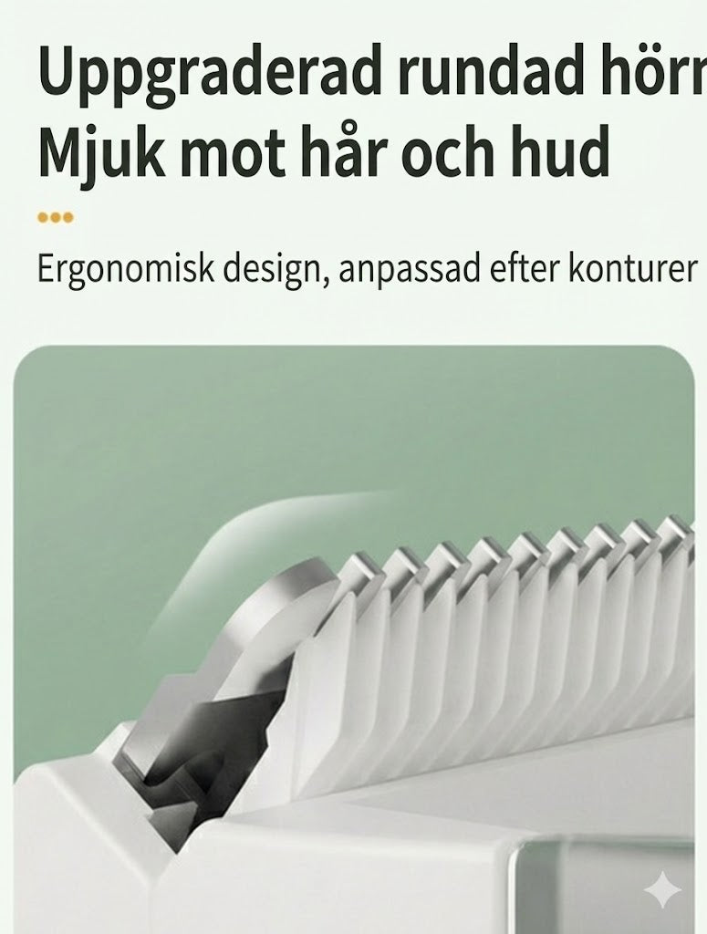 Hårklippare med vakuum funktion (utan kladd)