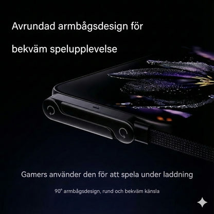 2-i-1 Type-C-laddkabel med dold ställfunktion – 240W super snabbladdning