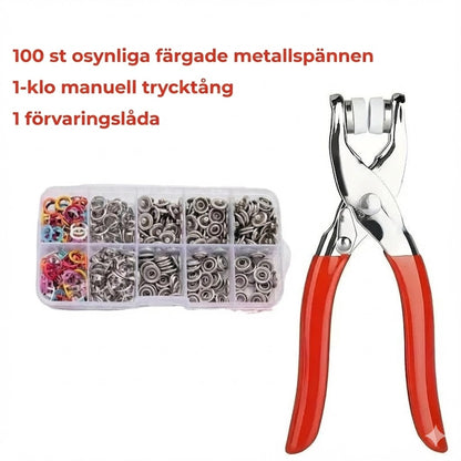SnapForge tryckknappstång-set (inklusive tryckknappar)
