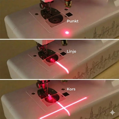 StitchLaser™ laserstyrning för symaskin – för rak sömnad