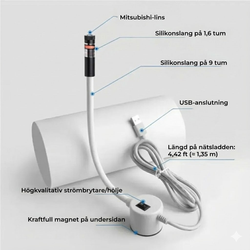 StitchLaser™ laserstyrning för symaskin – för rak sömnad