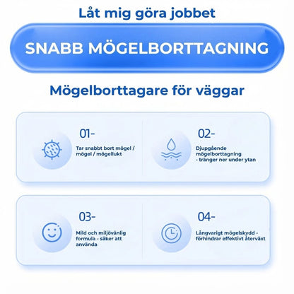 Kraftfull mögelborttagningsspray (omedelbart resultat)