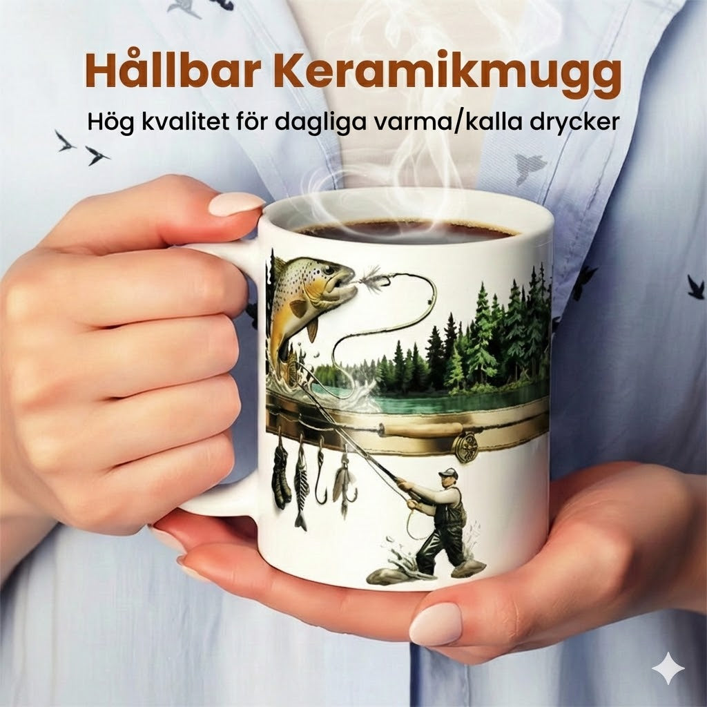 Fiskarens kaffemugg - Rolig present