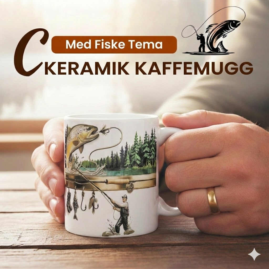 Fiskarens kaffemugg - Rolig present
