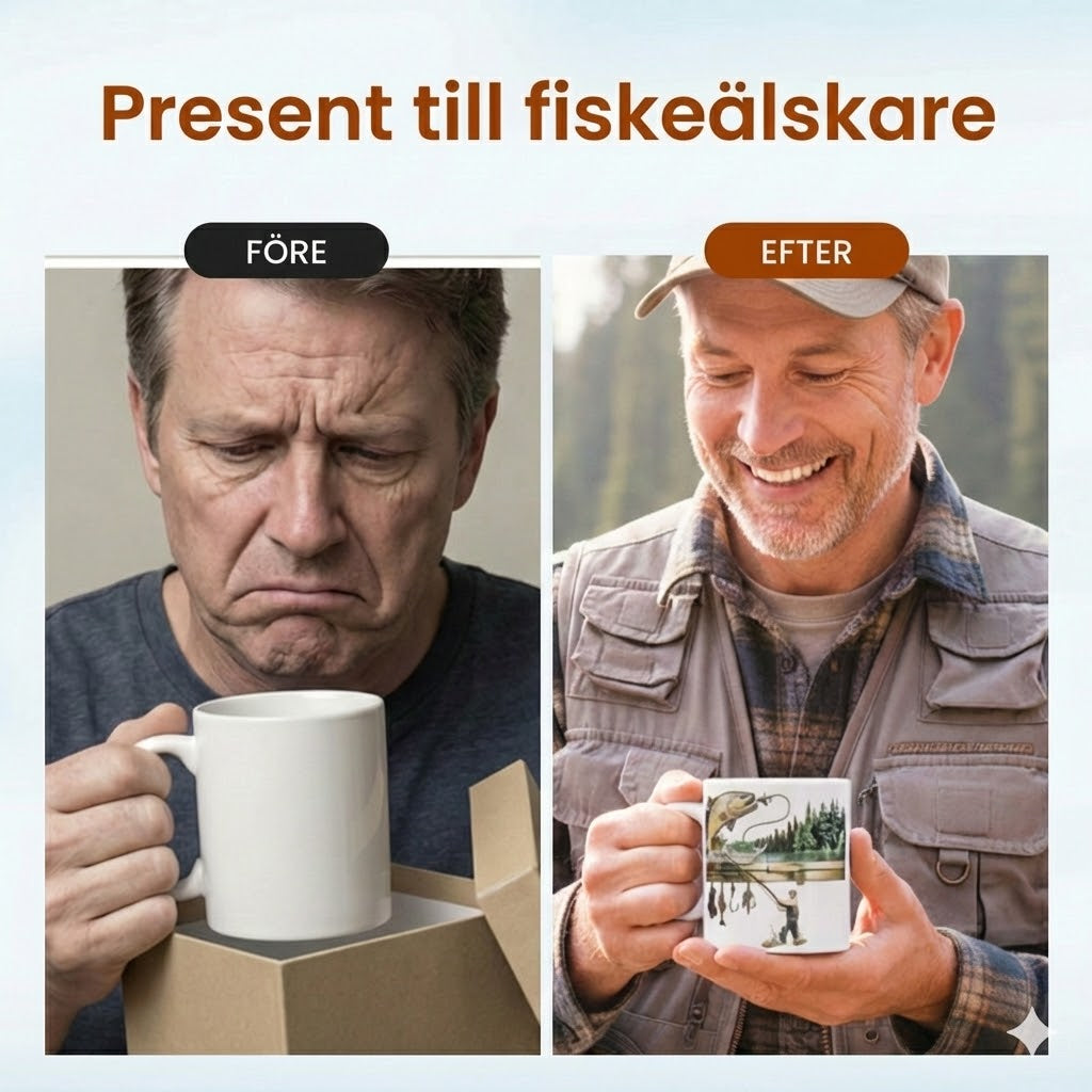 Fiskarens kaffemugg - Rolig present