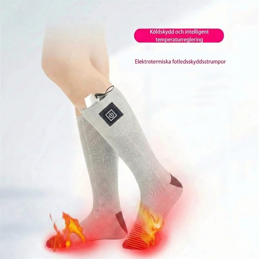 Uppladdningsbara värmestrumpor