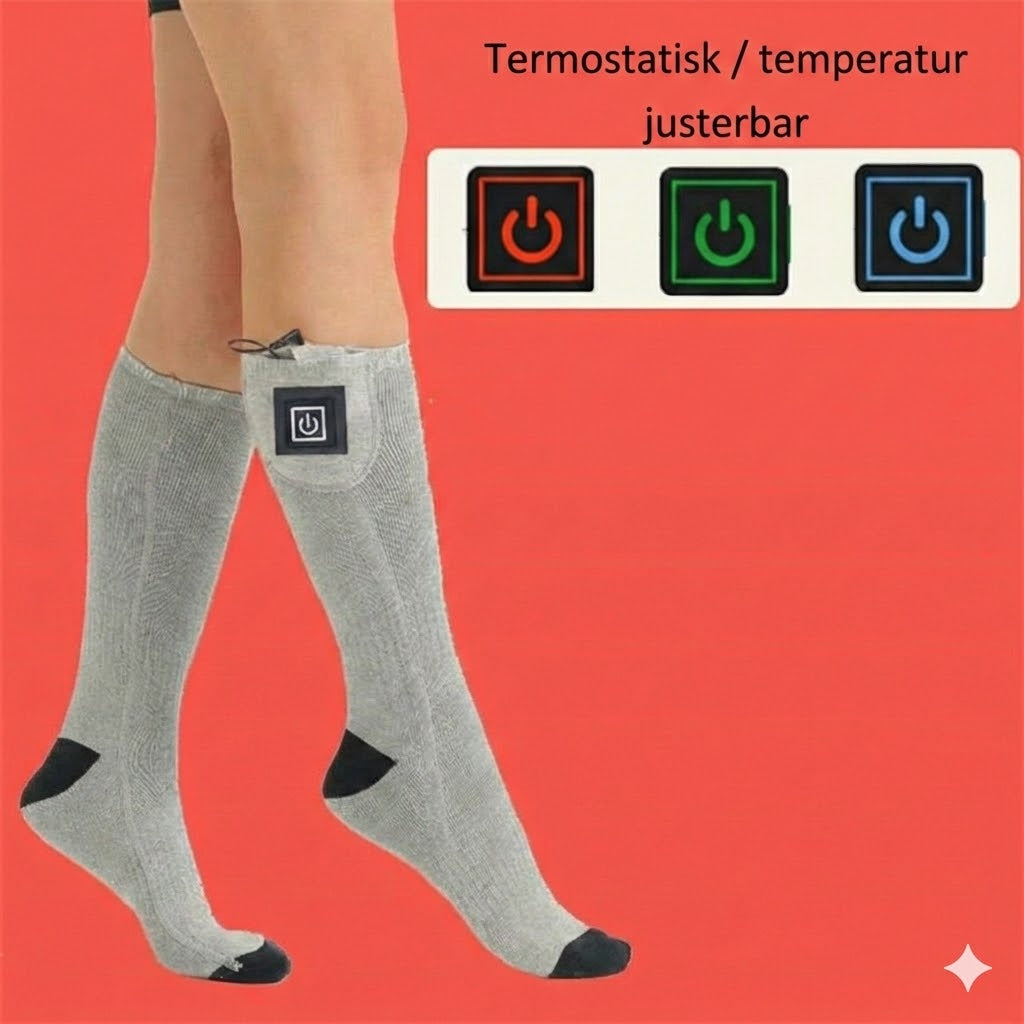 Uppladdningsbara värmestrumpor
