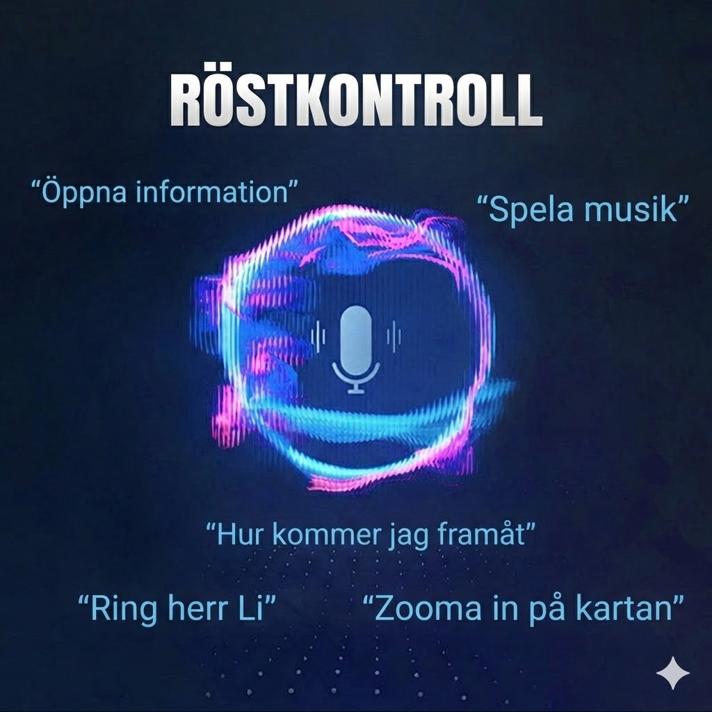 Trådlös 2-i-1-adapter för iPhone och Android Auto