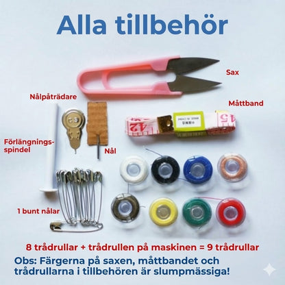 Elektrisk handhållen symaskin – för kläder och gardiner