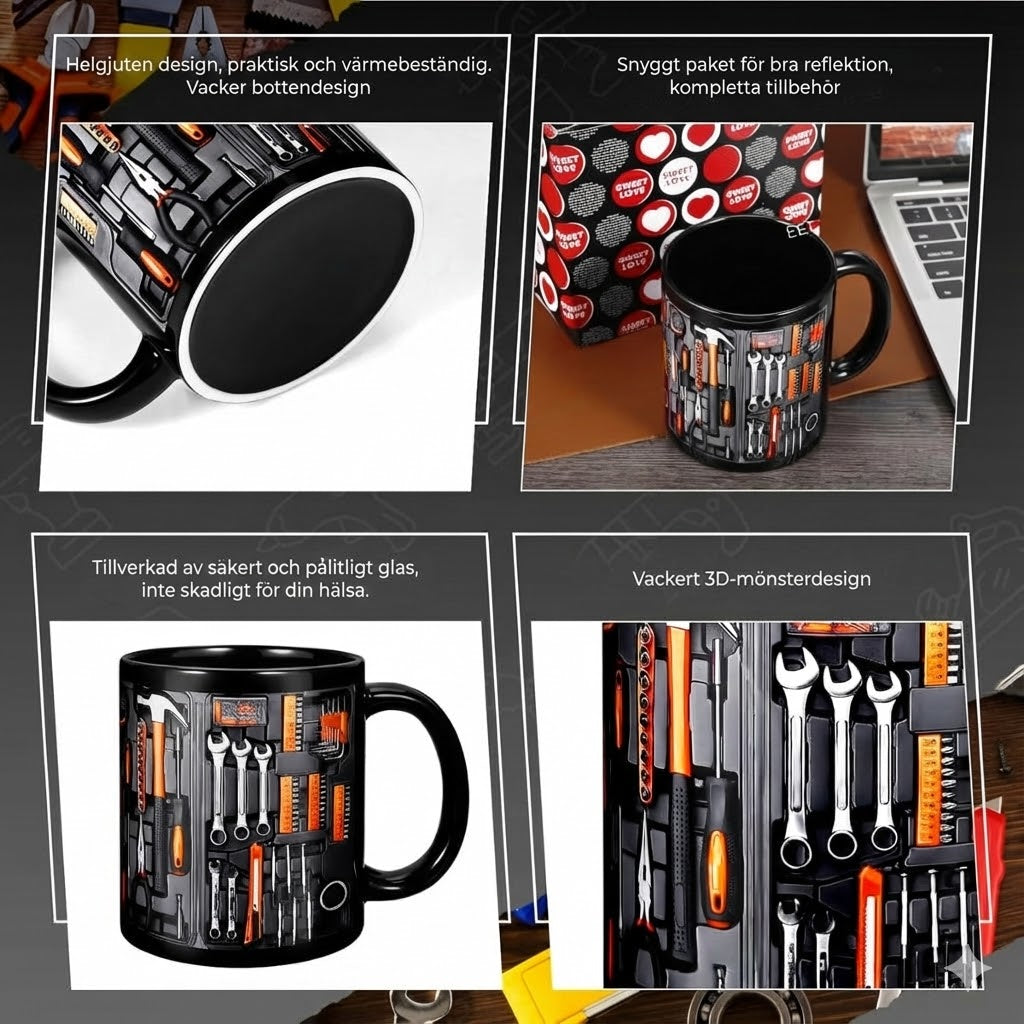 Cool DIY-mugg – verktygslådsdesign