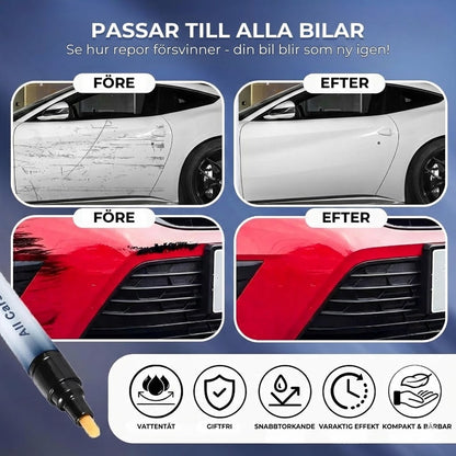 Reparationspenna för bilrepor – universell lackpenna
