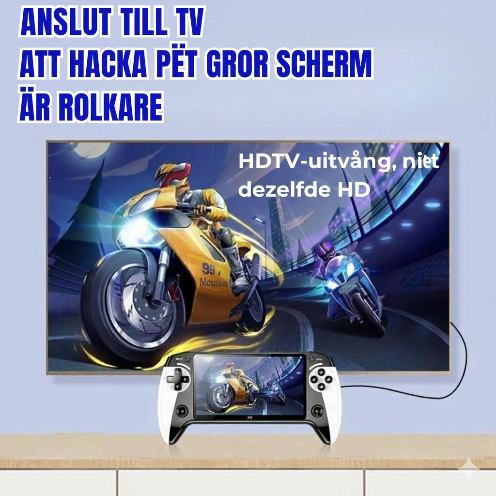 Portabel retro spelkonsol – 20 000 spel