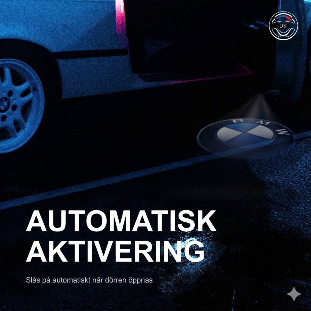 LED-dörrlogoprojektor för bil (2-pack)