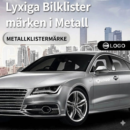 3D-metall bil-emblem