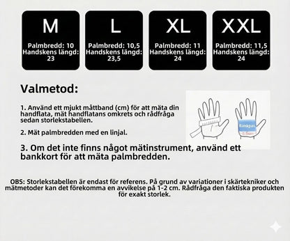 Värmande vinterhandskar med pekskärmsfunktion