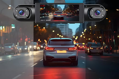 Dashcam-system med fyra kameror